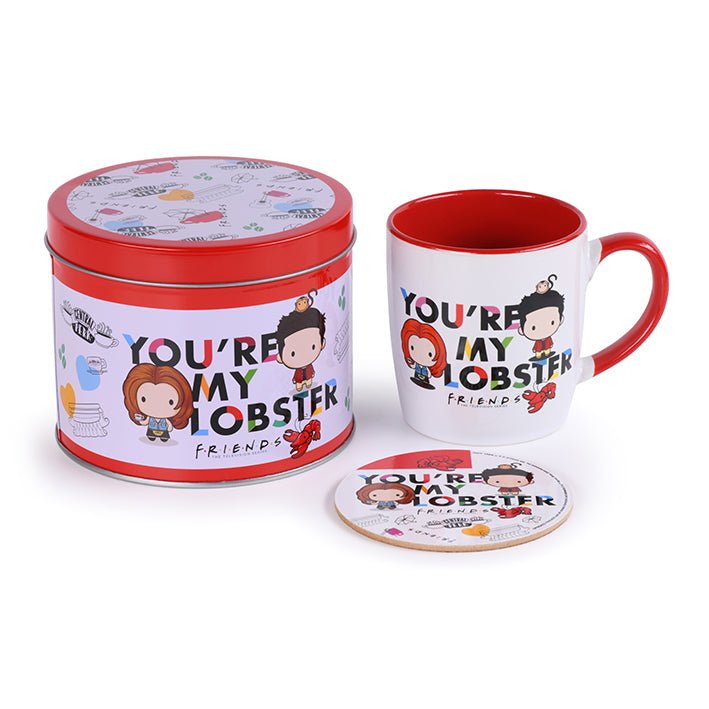 Friends You're My Lobster Mug and Coaster Gift Tin - GeekCore