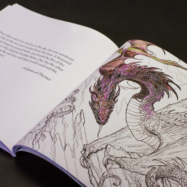 Game of Thrones Colouring Book - GeekCore