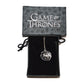 Game of Thrones House Targaryen Sterling Silver Dragon Sigil Pendant - GeekCore