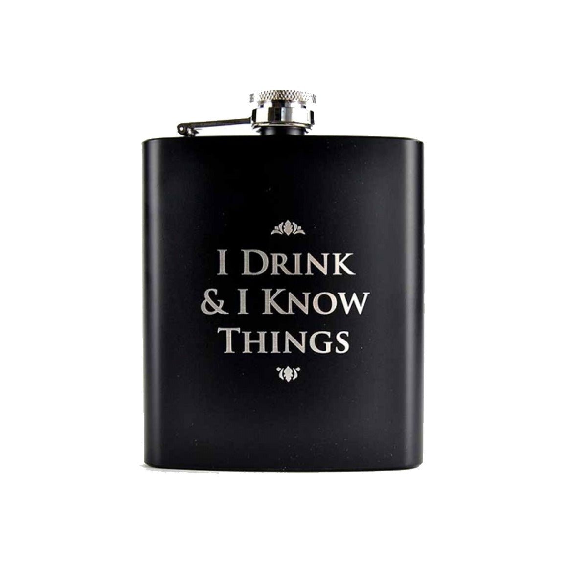 Game of Thrones "I Drink and I Know Things" Hip Flask - GeekCore
