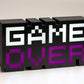 Game Over 8 - bit Light - GeekCore