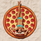 Giant Pizza Beach Blanket - GeekCore
