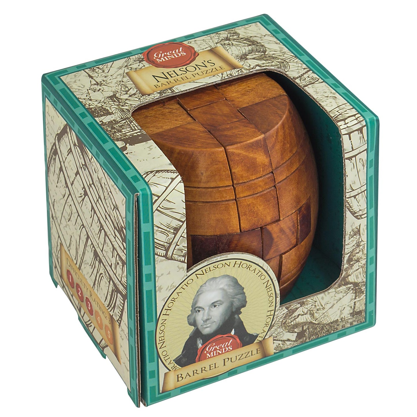 Great Minds - Nelson's Barrel Puzzle - GeekCore
