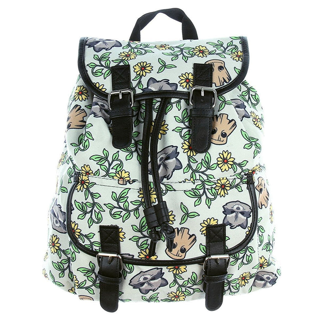 Guardians of the Galaxy Groot and Rocket Sunflower Knapsack - GeekCore