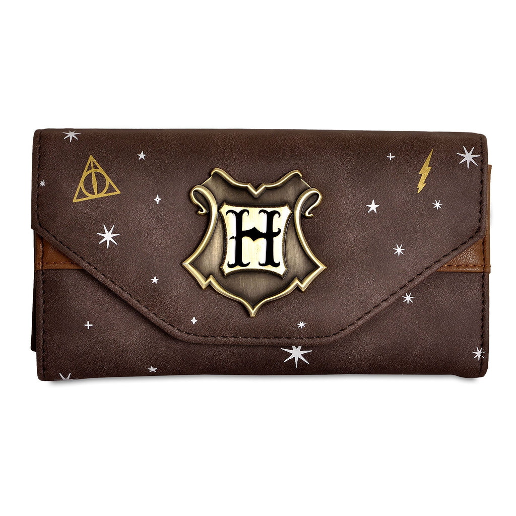 Harry Potter Celestial Metal Crest Wallet - GeekCore