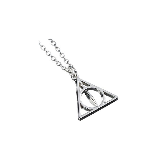 Harry Potter Deathly Hallows Sterling Silver Necklace - GeekCore