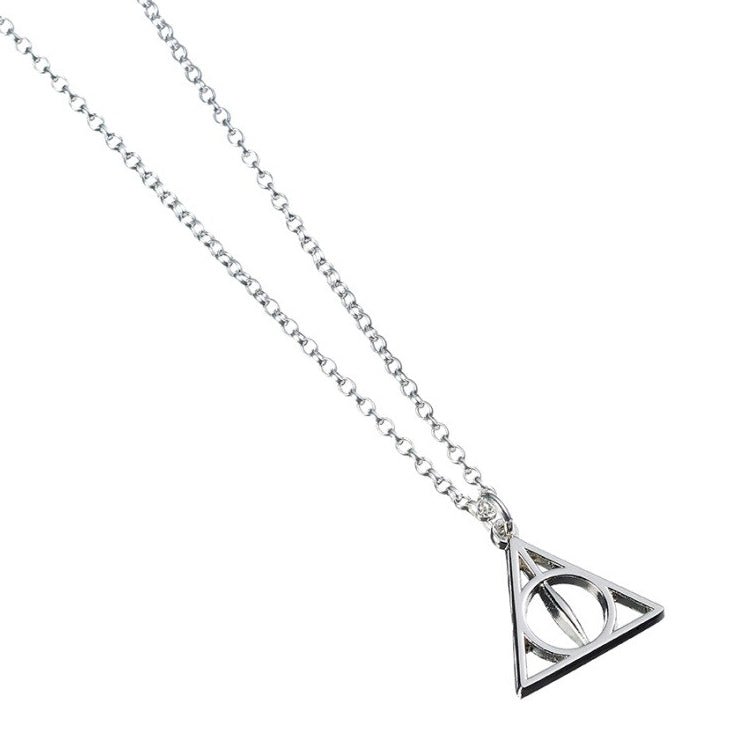 Harry Potter Deathly Hallows Sterling Silver Necklace - GeekCore