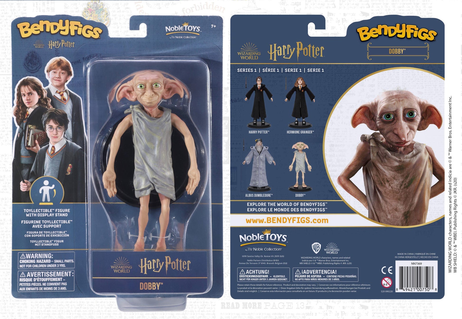 Harry Potter Dobby Bendyfig - GeekCore