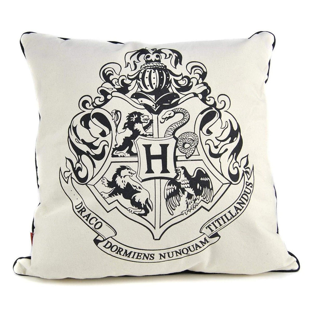 Harry Potter Hogwarts Crest Filled Cushion - GeekCore