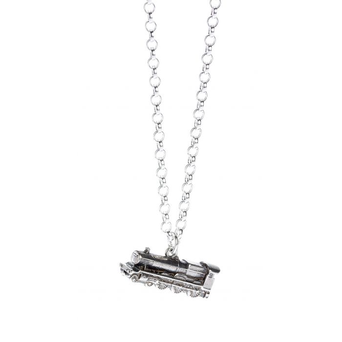 Harry Potter Hogwarts Express Sterling Silver Necklace - GeekCore