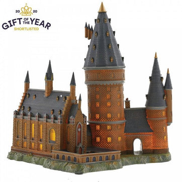 Harry Potter Hogwarts Great Hall and Tower Illuminating Resin Statue - GeekCore
