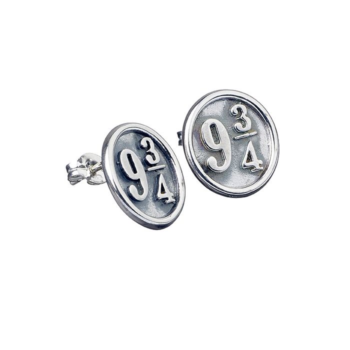 Harry Potter Platform 9¾ Sterling Silver Stud Earrings - GeekCore