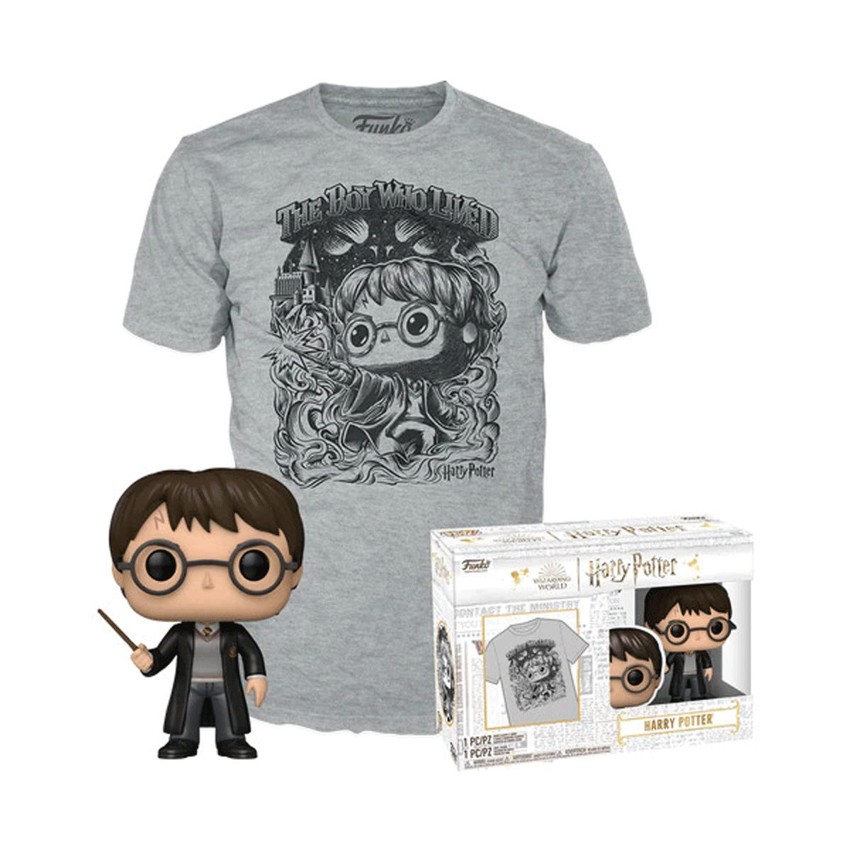 Harry Potter Pop! Vinyl and Tee Set - GeekCore