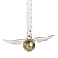 Harry Potter Sterling Silver Golden Snitch Pendant - GeekCore