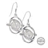 Harry Potter Time Turner Sterling Silver Earrings with Swarovski Crystals - GeekCore