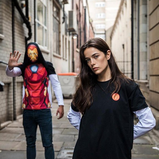 Iron Man Reversible Long Sleeve T - Shirt - GeekCore