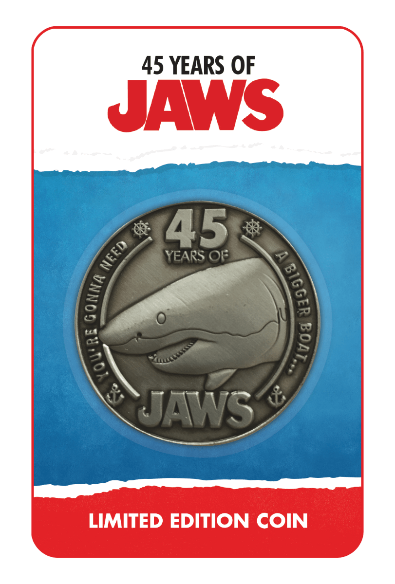 Jaws 45th Anniversary Limited Edition Collectors Coin - GeekCore