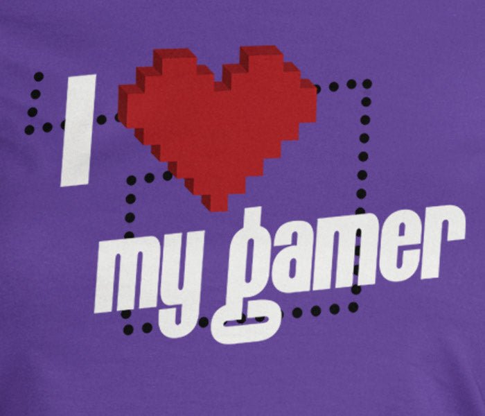 Jinx I Love My Gamer Girl's T - Shirt - GeekCore