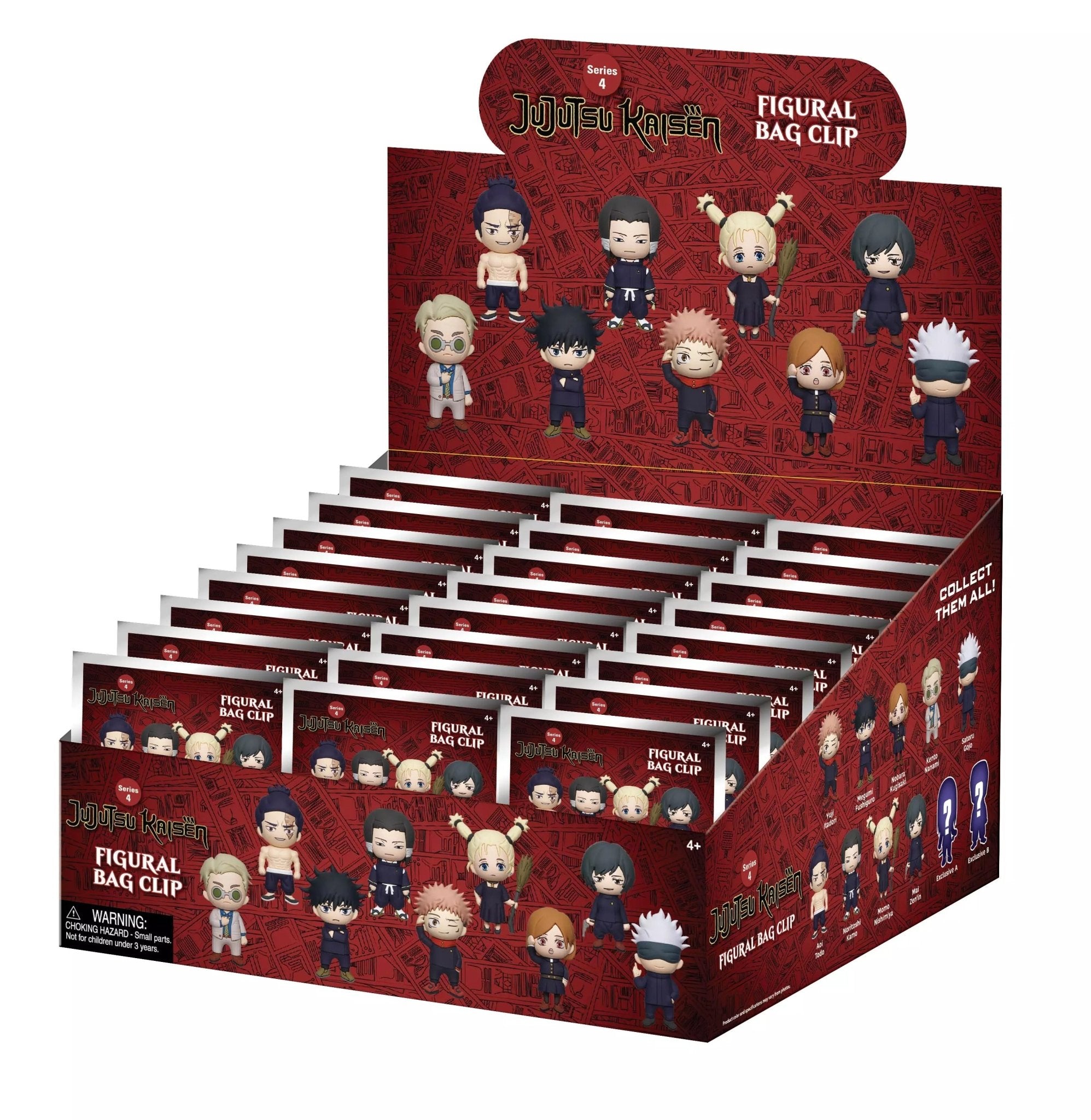 Jujutsu Kaisen Series 4 Blind Bag Mystery Bag Clip - GeekCore