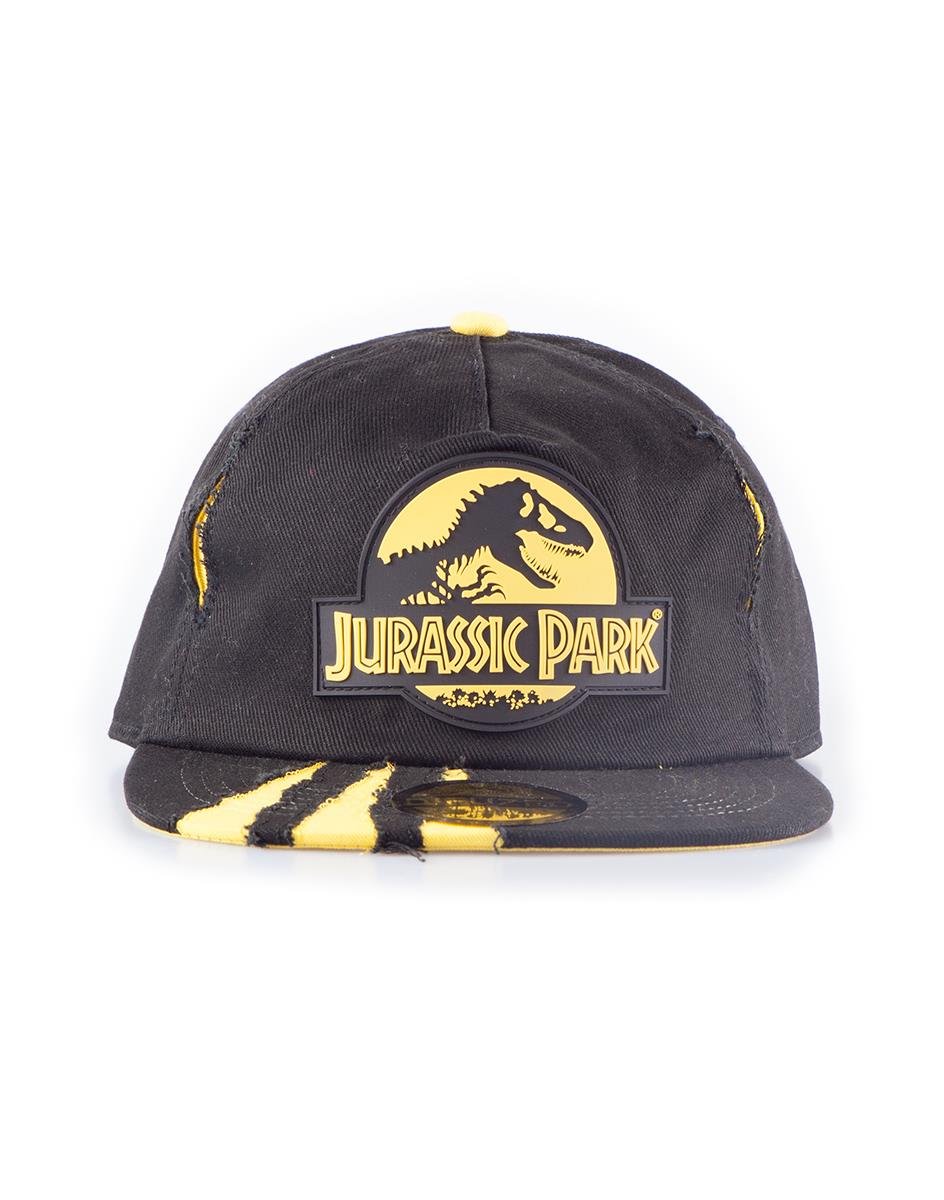 Jurassic Park Ripped Snapback Cap - GeekCore