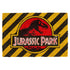Jurassic Park Warning Coir Doormat - GeekCore