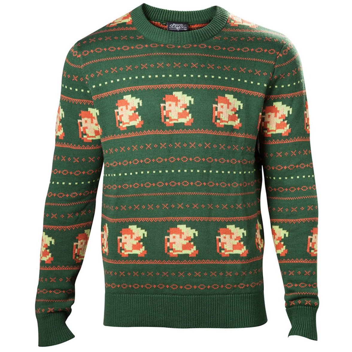 Legend of Zelda 8 - Bit Knitted Christmas Jumper / Sweater - GeekCore