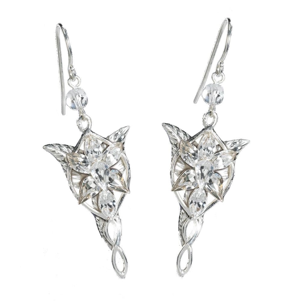 Lord of the Rings Sterling Silver Arwen Evenstar Earrings - GeekCore