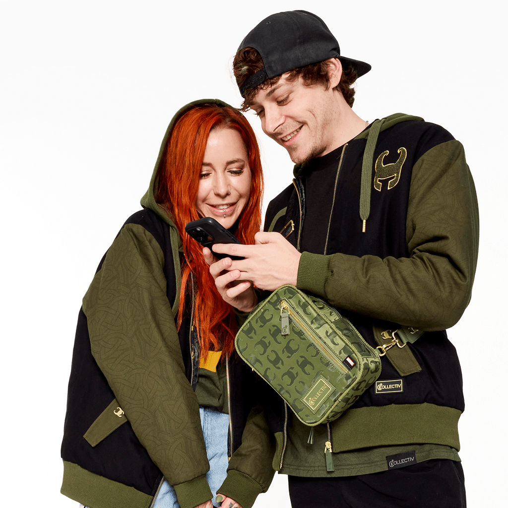 Loungefly Collectiv x Marvel Loki The Weekender Hooded Jacket - GeekCore