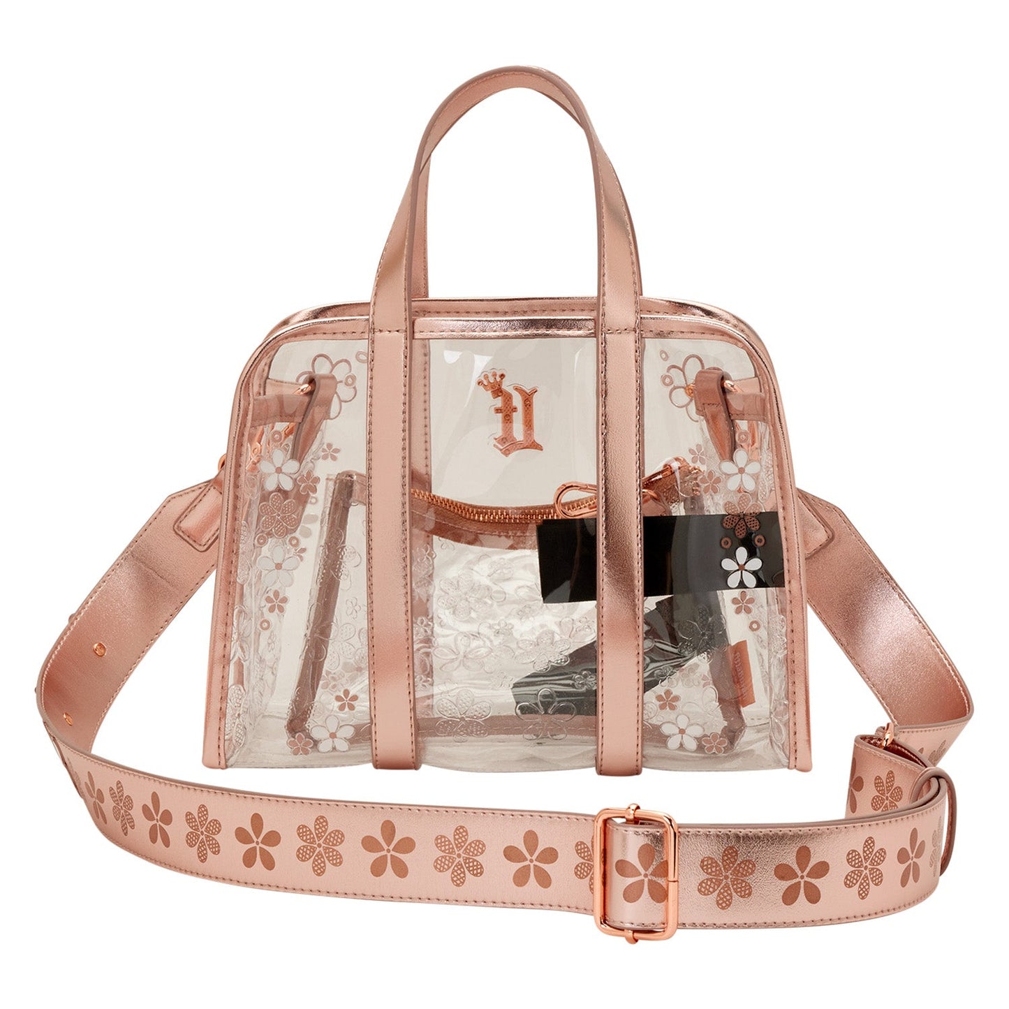 Loungefly Originals Clear Floral Crossbody Bag - GeekCore