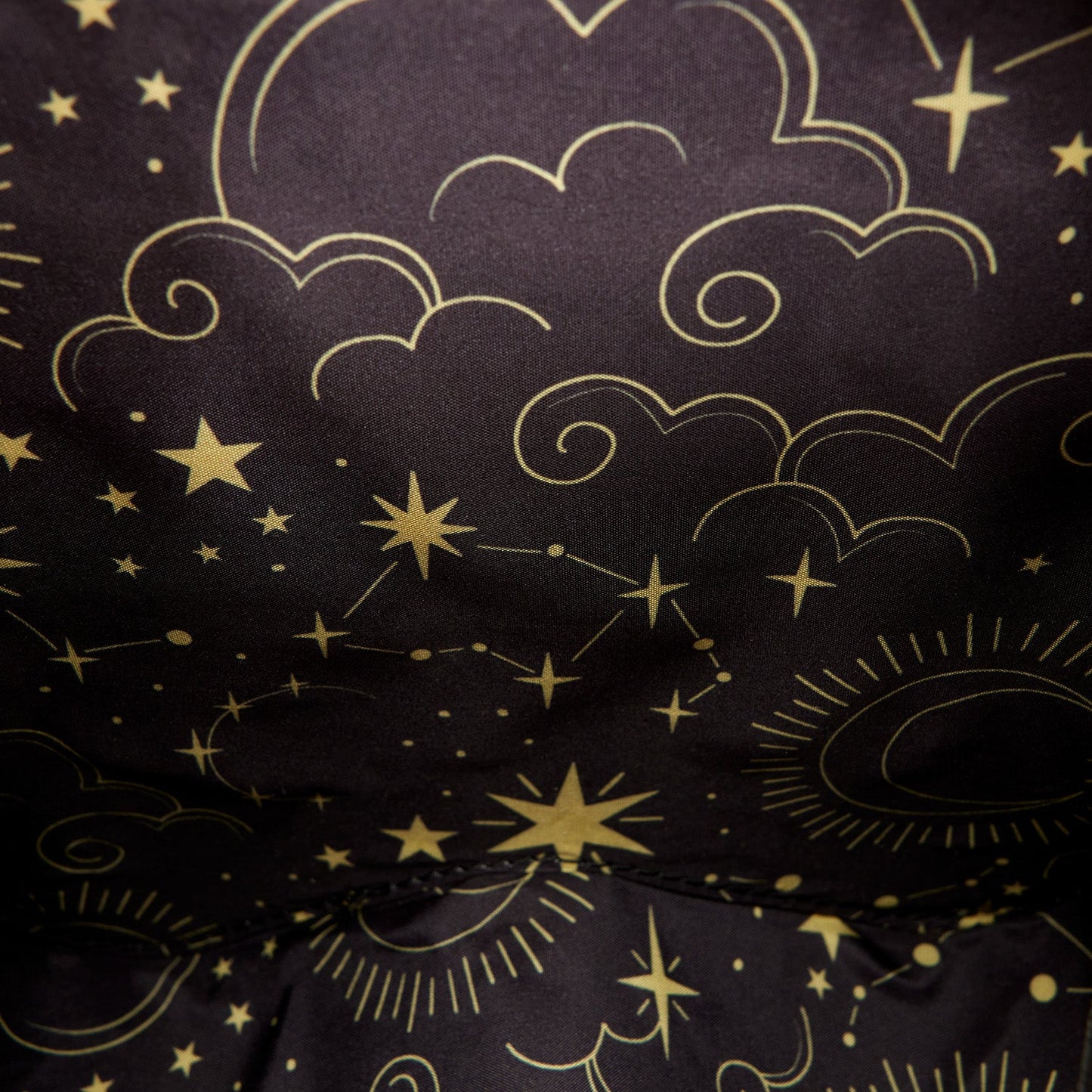 Loungefly Originals Figural Gold Stars Sequin Crossbody Bag - GeekCore