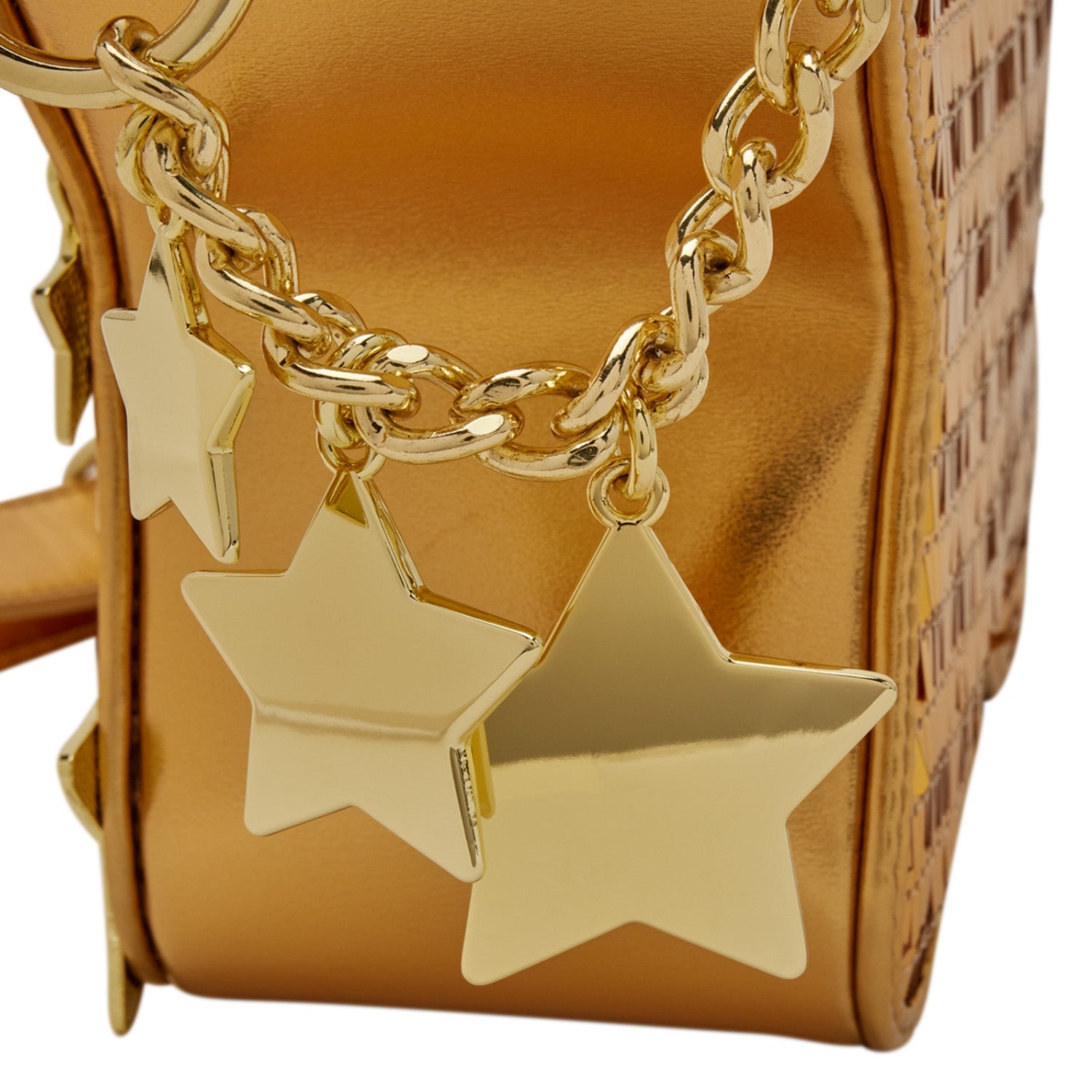 Loungefly Originals Figural Gold Stars Sequin Crossbody Bag - GeekCore