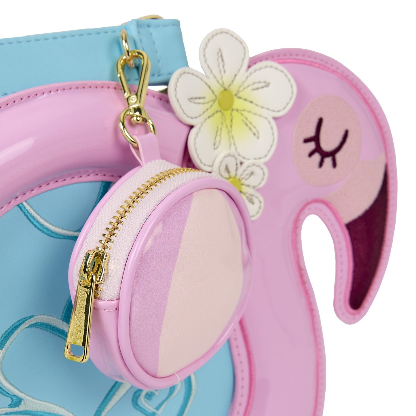 Loungefly Originals Flamingo Crossbody Bag - GeekCore