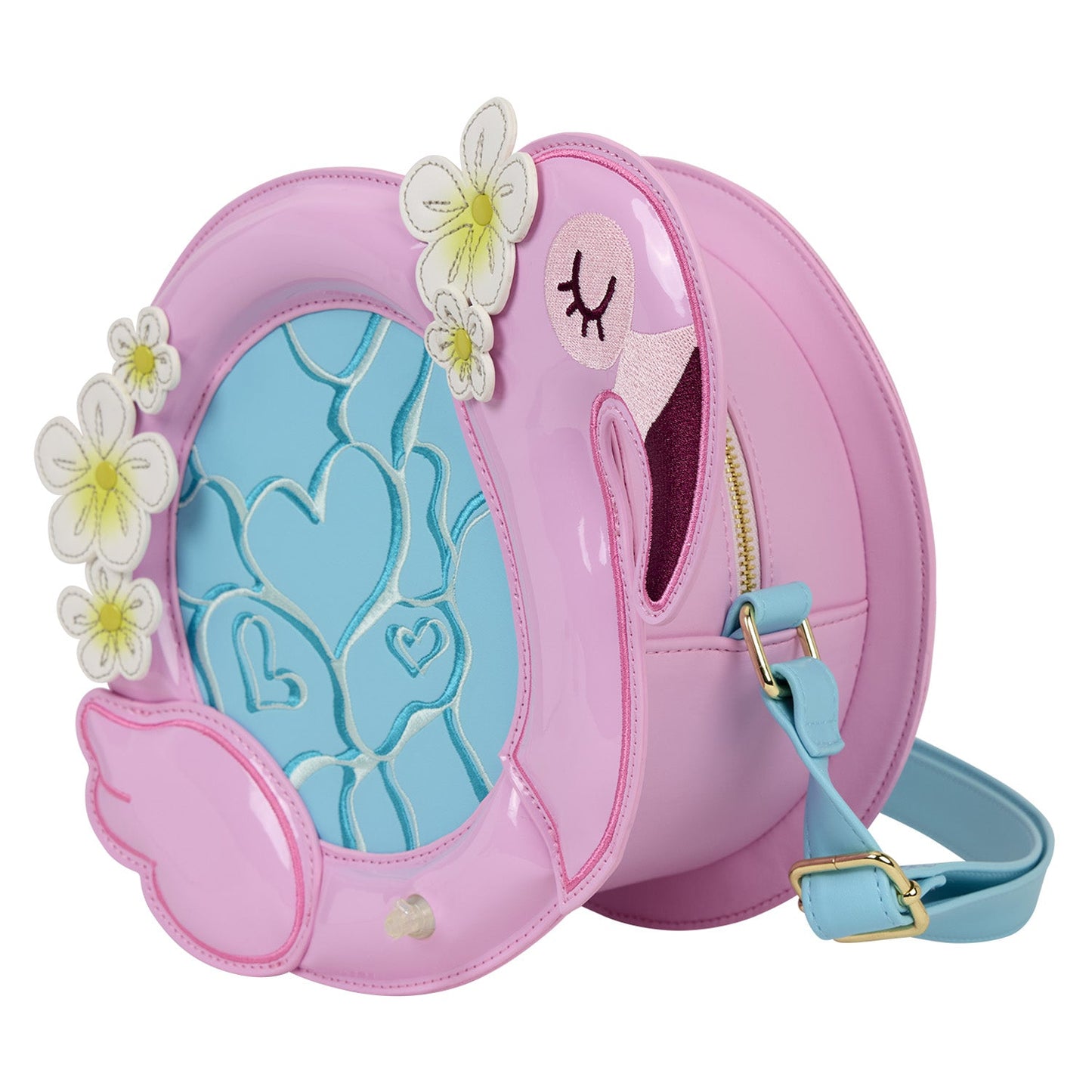 Loungefly Originals Flamingo Crossbody Bag - GeekCore