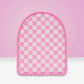 Loungefly Pink Checkerboard Light - Up Mini Backpack Insert Organizer - GeekCore