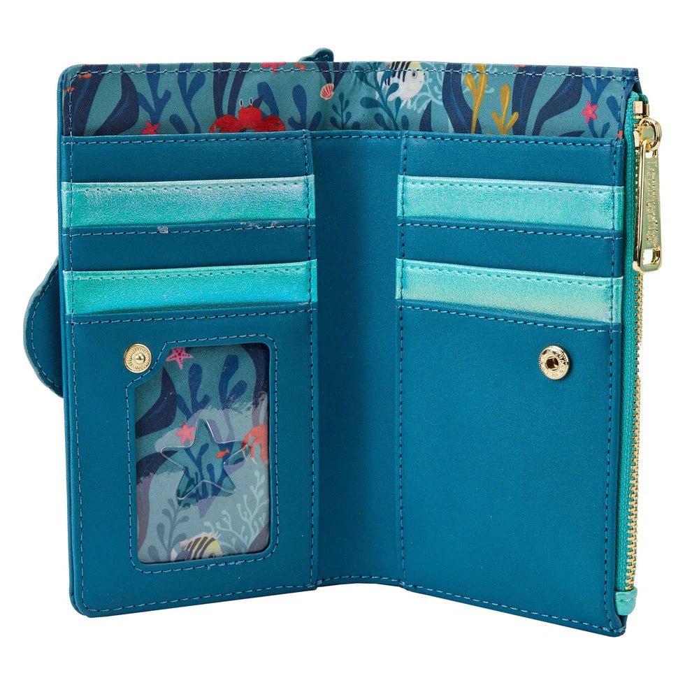 Loungefly The Little Mermaid (2023): Ariel Flap Wallet - GeekCore
