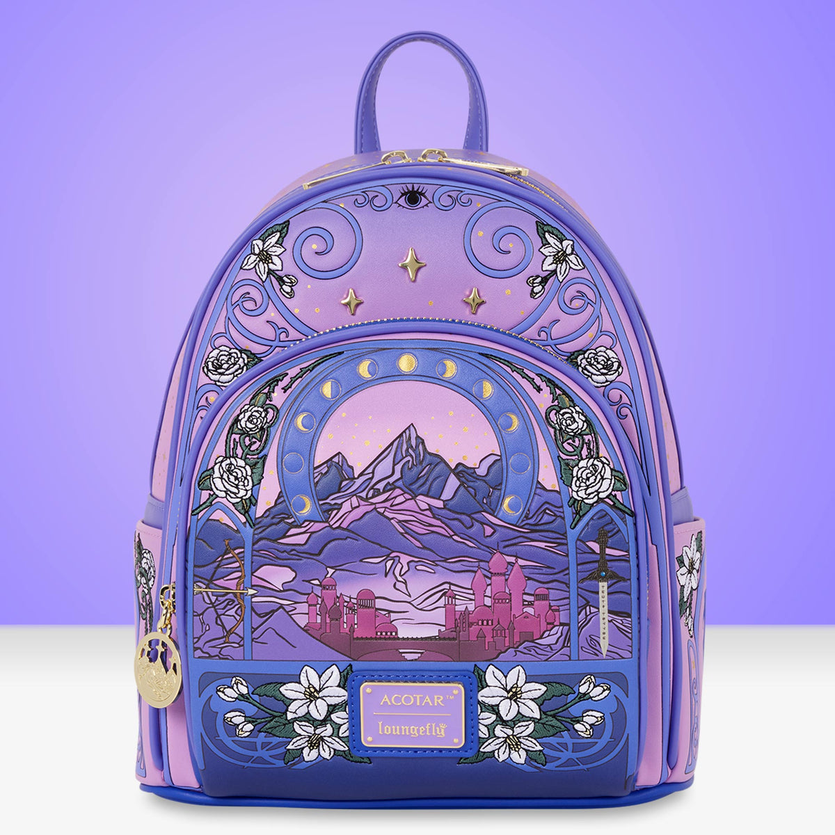 Loungefly x ACOTAR Night Court Ramiel Mountain Mini Backpack - GeekCore