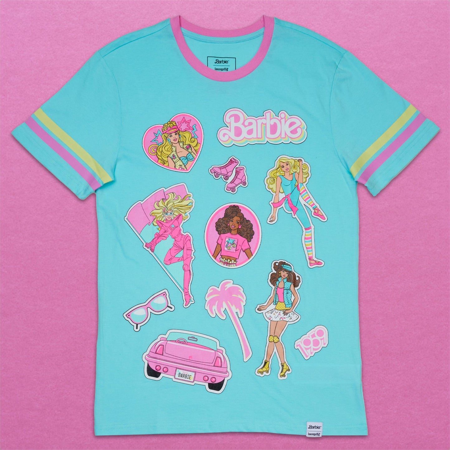 Loungefly x Barbie 65th Anniversary Tee Shirt - GeekCore