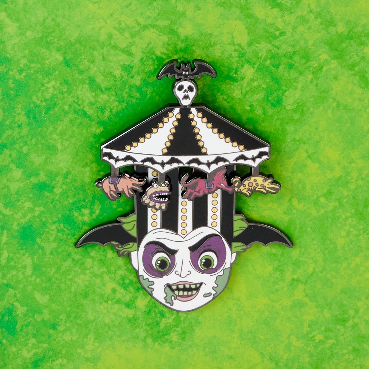 Loungefly x Beetlejuice Carousel Hat Sliding 3" Collector Box Pin - GeekCore