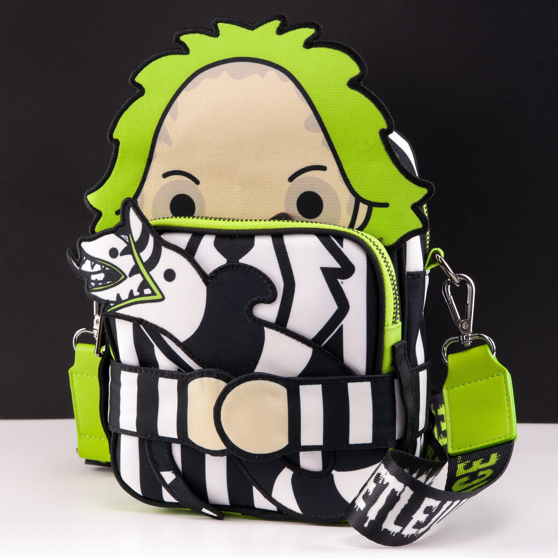 Loungefly x Beetlejuice Character Cosplay Crossbuddies Bag - GeekCore