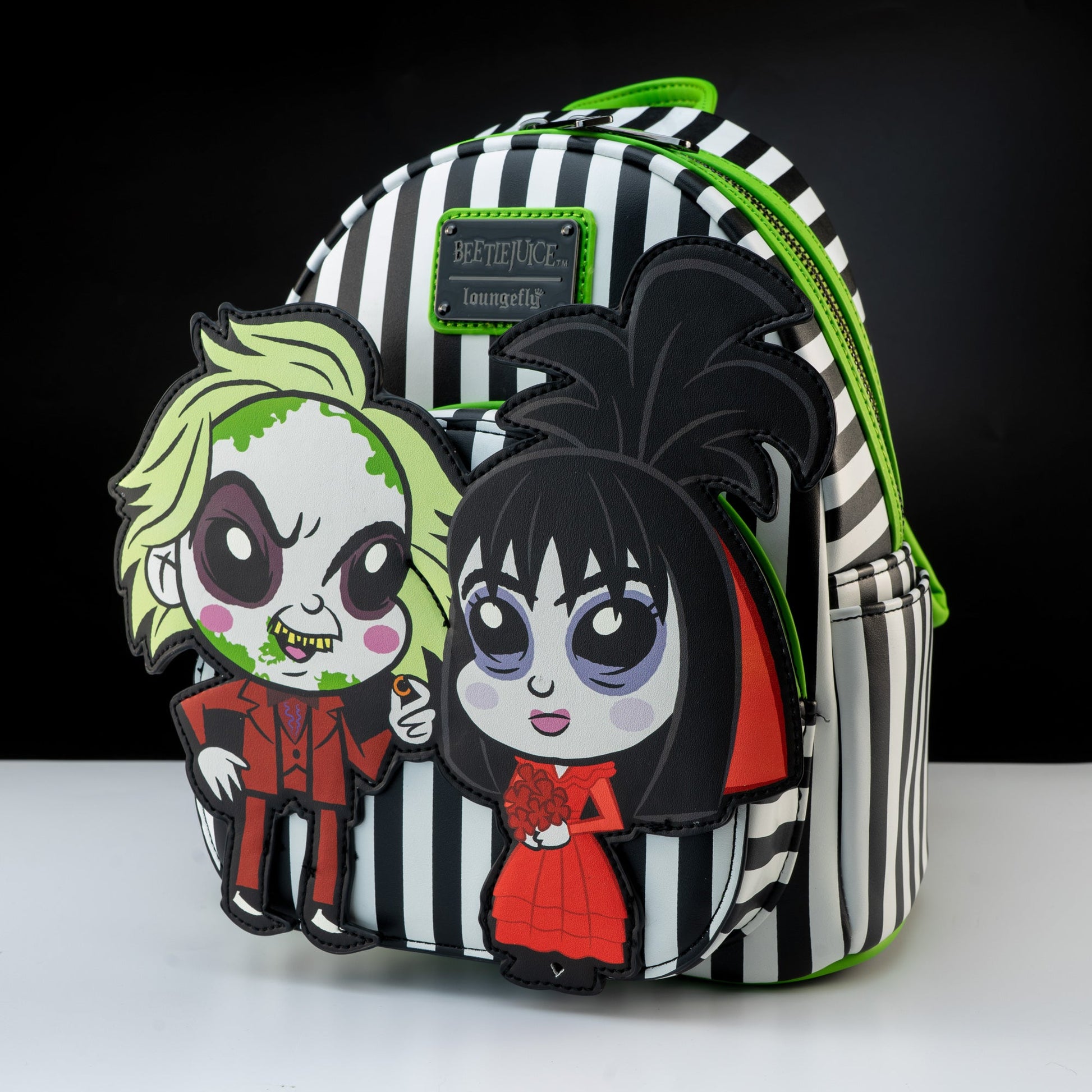 beetlejuice loungefly mini backpack Loungefly x Beetlejuice Lydia Wedding Dome Pocket Mini Backpack – GeekCore