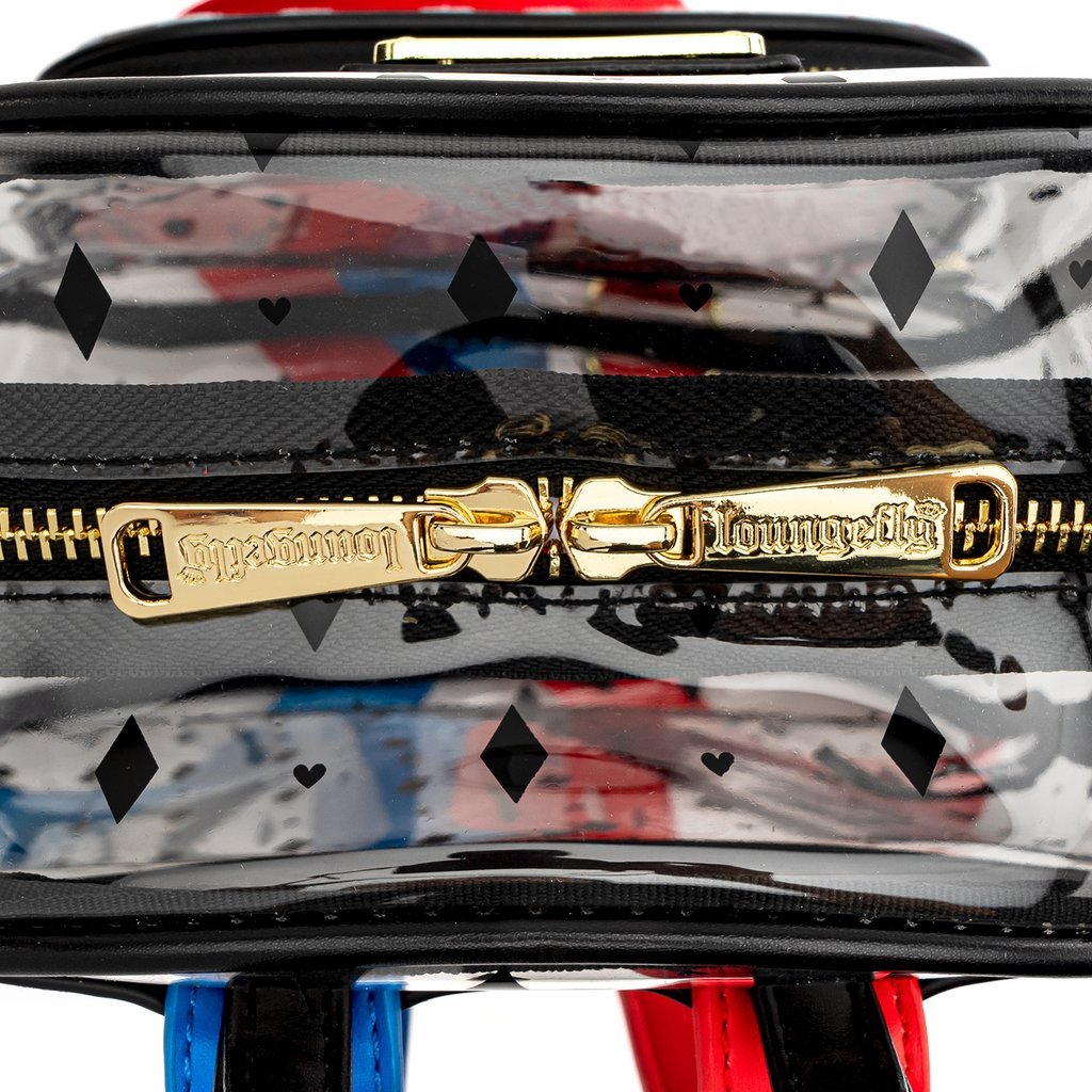 Loungefly x Birds of Prey Harley Quinn Clear PVC Mini Backpack – GeekCore