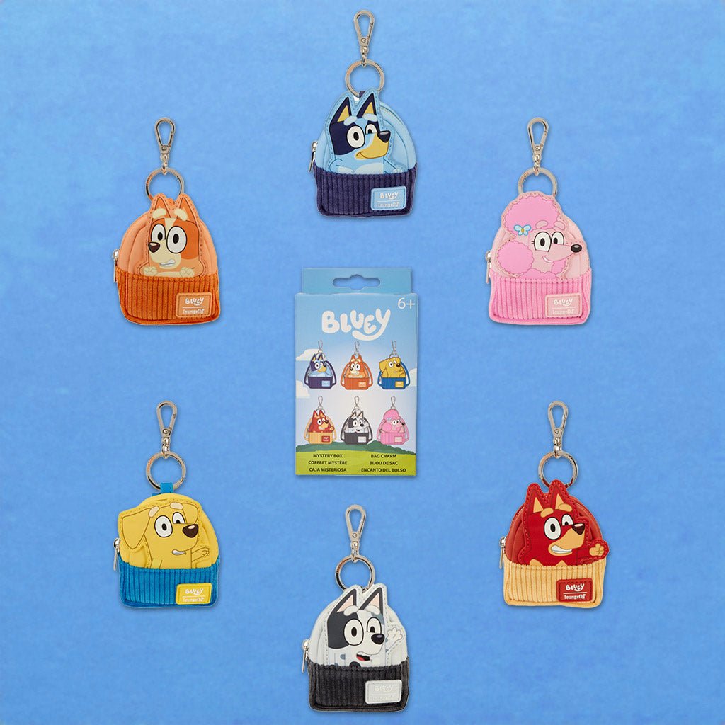 Loungefly x Bluey Mystery Mini Backpack Bag Charms - GeekCore