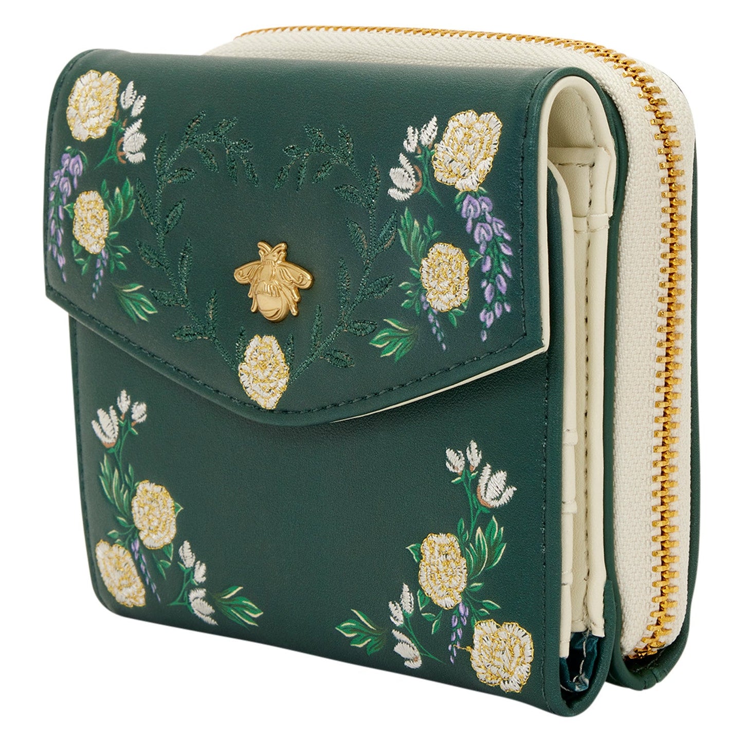 Loungefly x Bridgerton Floral Zip Around Wallet - GeekCore
