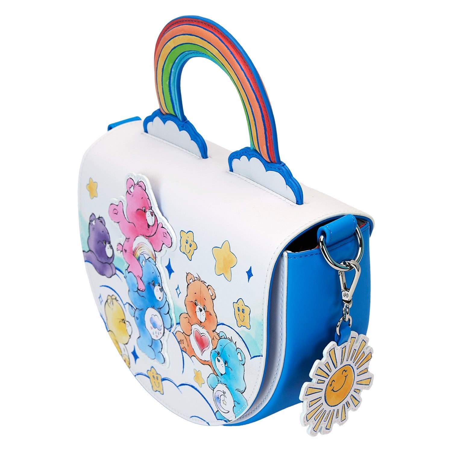 Loungefly x Care Bears Rainbow Handle Crossbody Bag - GeekCore