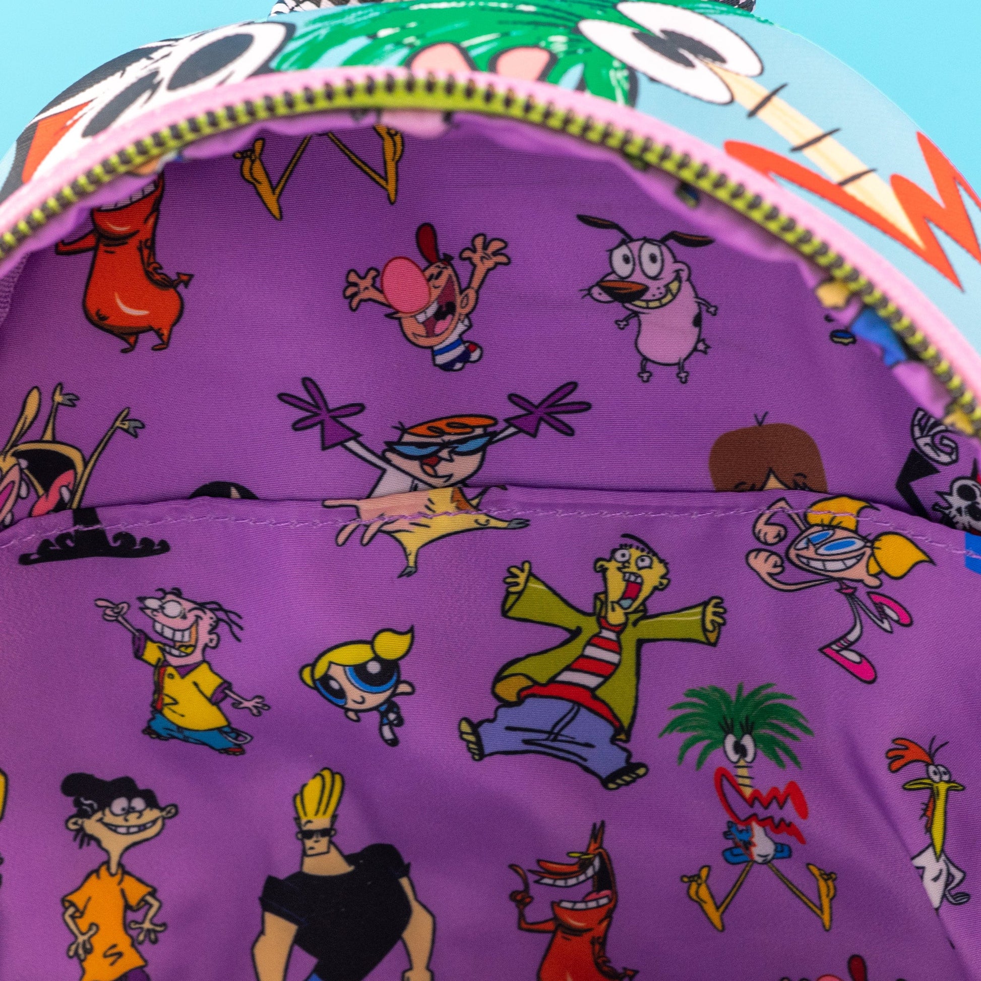 cartoon network retro collage mini backpack Loungefly x Cartoon Network Retro Collage Mini Backpack – GeekCore