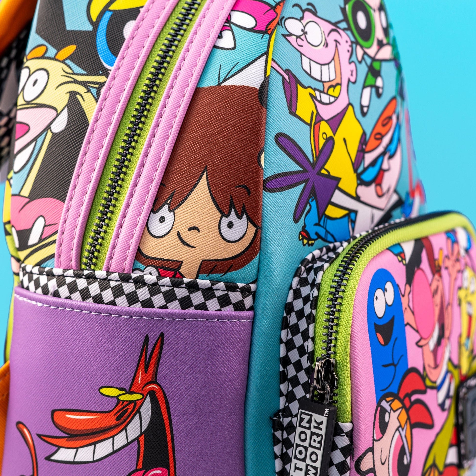 cartoon network retro collage mini backpack Loungefly x Cartoon Network Retro Collage Mini Backpack – GeekCore