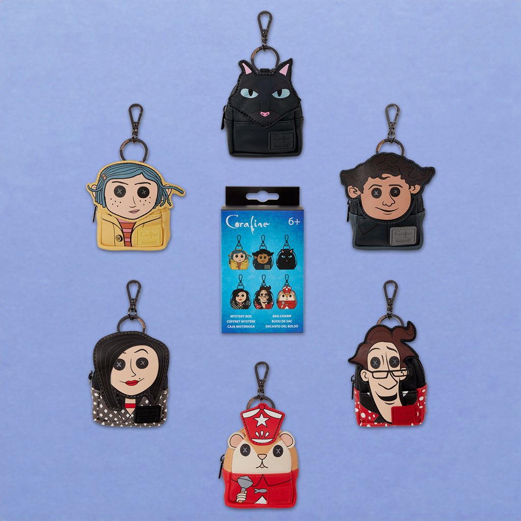 Loungefly x Coraline Mystery Mini Backpack Keychain Charm - GeekCore