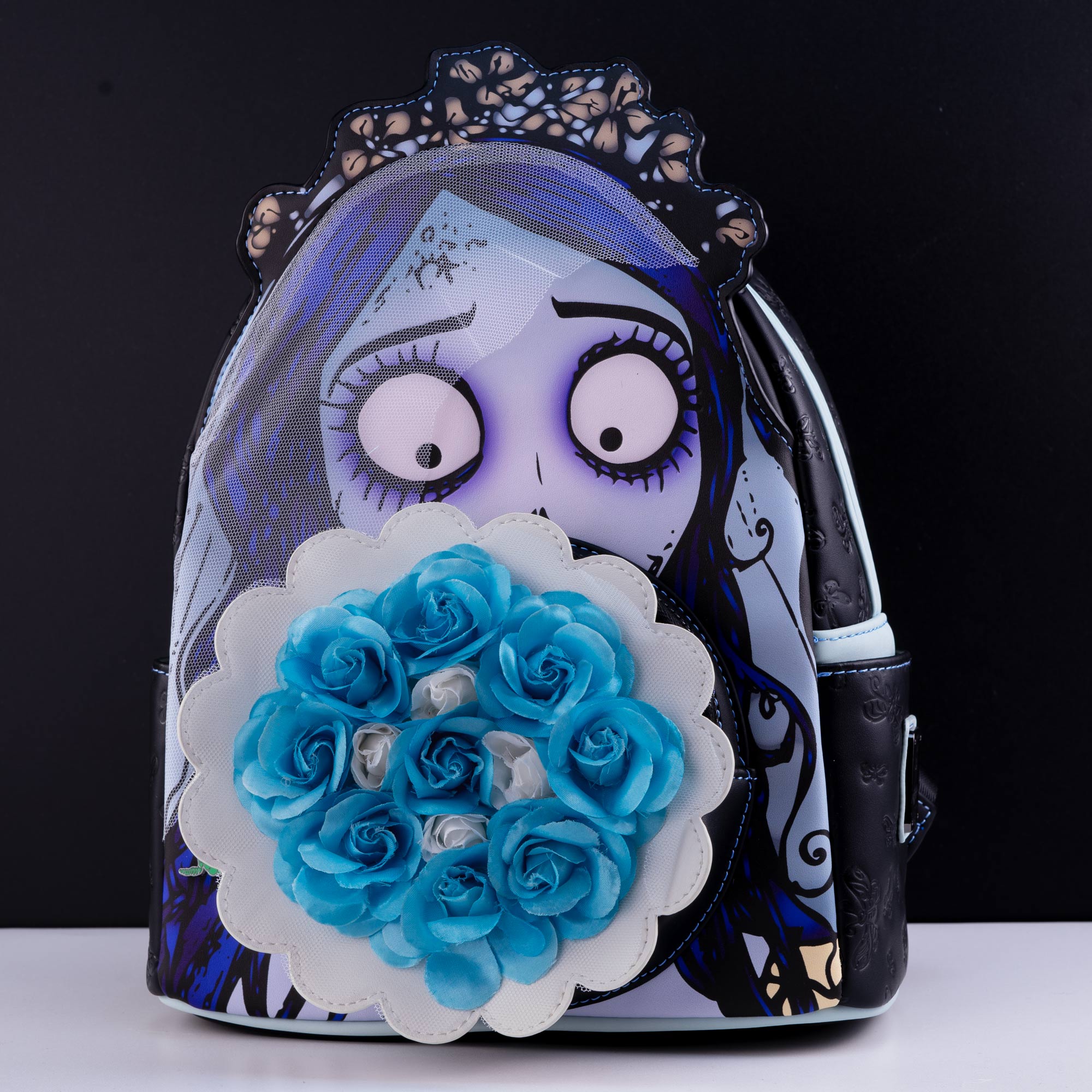 Mini Sac à Dos Loungefly Corpse Bride - Bouquet Emily, 23x27x11 Cm, Cuir Synthétique