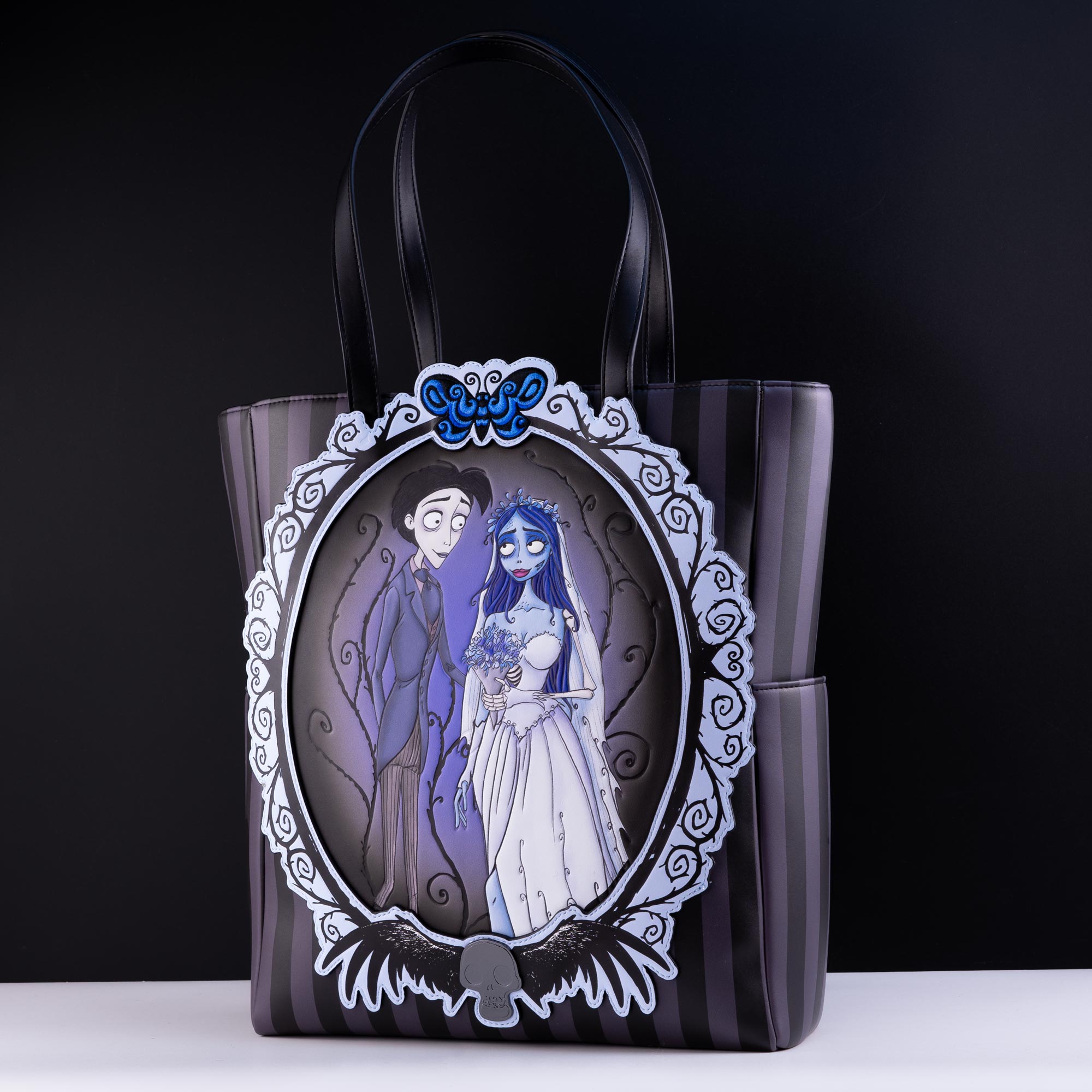 Loungefly x Corpse Bride Victor and Emily Among Vines Tote Bag - GeekCore