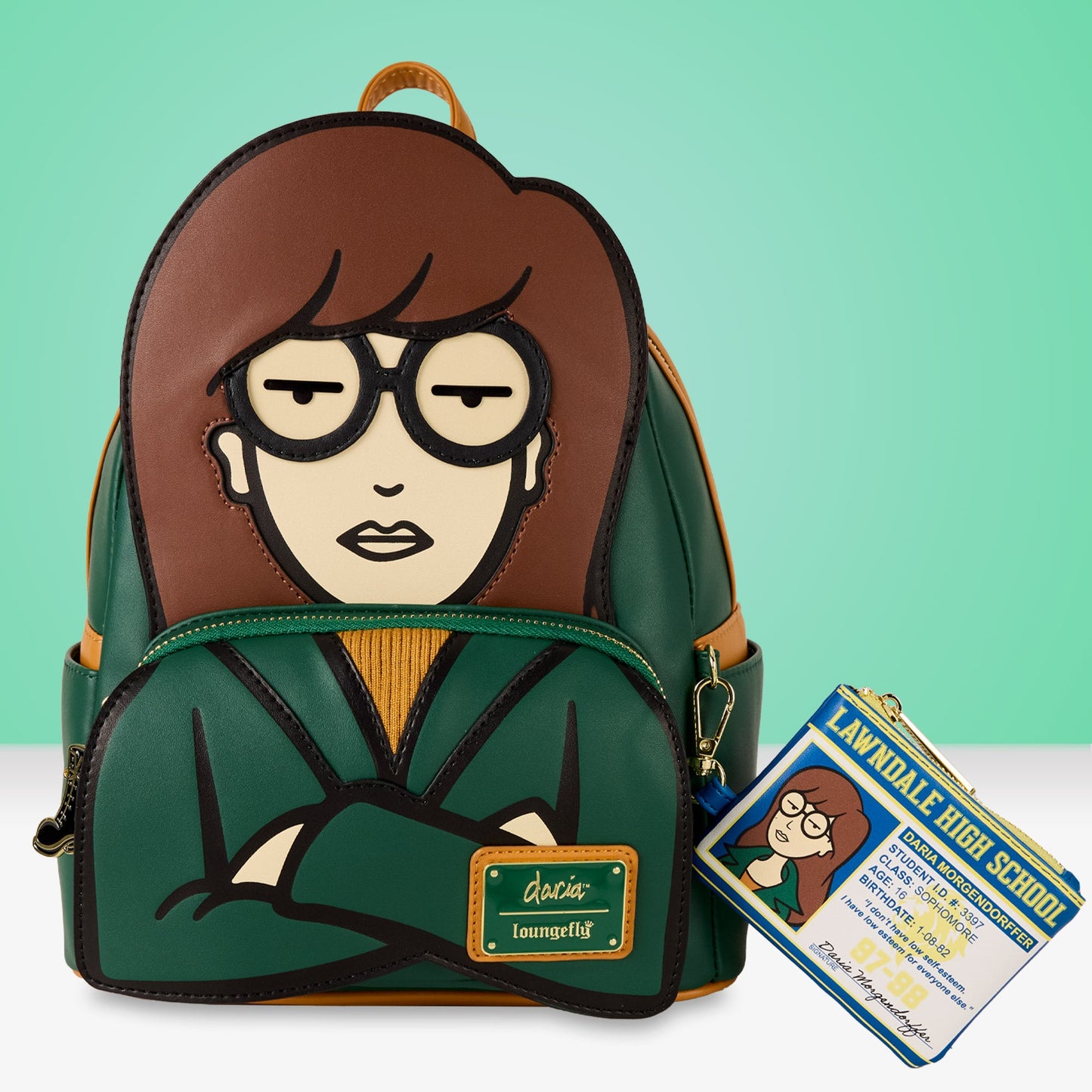 Loungefly x Daria Mini Backpack with Coin Bag - GeekCore